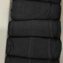 AIRCUTE Urine Incontinence Underwear for Men Washable Leak Proof Absorbency Boxer Briefs Bladder Control 60ML with Fly 5 Pack (L, Black)