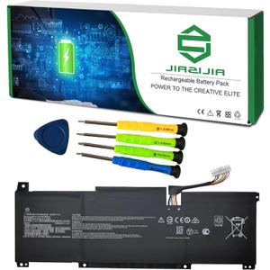 BTY-M491 52.4Wh Laptop Battery Replacement for MSI Prestige 14 A11SB Series Notebook White Connector 11.4V 4600mAh