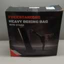 Heavy Boxing Bag with Stand for Adult Teens, Freestanding Inflatable Punching Bag with Gloves, Men Women Stand Kickboxing Boxing Set for Martial Arts MMA Home Gym Exercise Training Equipment