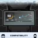 For 2025 Ski-Doo Screen Protector -(2PCS) 2023 2024 2025 Ski-Doo Accessories HD Transparent Protective Nano Film 10.25 Inch Navigation Touchscreen Anti-Scratch Fingerprint Resistant Ski-Doo Snowmobile