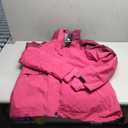 CAMEL CROWN Women Ski Jacket Waterproof 3 in 1 Winter Snow Mountain Coat Warm Fleece Windbreaker Hooded Snowboarding Jackets, XL