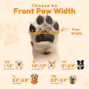PICK FOR LIFE Non Slip Dog Socks with Grippers Prevent from Licking Paws,Anti-Slip Dogs Grip Socks for Senior Dogs on Hardwood Floor(Grey,2Pairs,Large)