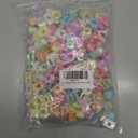 DanLingJewelry 200Pcs Glow in The Dark Acrylic Letter Beads Luminous UV Plating Alphabet Large Beads for DIY Jewelry Crafts