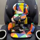 Graco 4Ever DLX 4-in-1 Car Seat, Infant to Toddler Car Seat, with 10 Years of Use, Rear-Facing, Forward-Facing, Highback and Backless Booster Seat, Geo Pop, Mfd 3/7/26