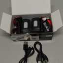 Blukar LED Headlamp Rechargeable,2000L High Lumen Super Bright Dimmable Headlight Flashlight with Motion Sensor- 8 Modes,Spotlight&Floodlight,IPX5 Waterproof for Camping,Hiking,Running,Fishing -2 Pack (Black)