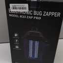 Klahaite Bug Zapper Outdoor, Electric Mosquito Zapper, Fly Zapper Indoor Fly Traps, Mosquito Repellent Outdoor Patio and Backyard Covers 1/2 Acre, 3 Prong Plug, 4200V, ABS Fireproof Plastic Outer