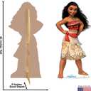 Cardboard People Moana Cardboard Cutout - Disney
Made in USA, 62 x 29 inches, Single-sided print, Easel back included