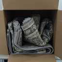 Area Rugs 2'x3' Washable Non-Slip, Floral Vintage Distress Print Pattern Medallion Carpet for Living Room Bedroom Dining Room, Dark Green Gray