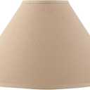 Aspen Creative 32207 Hardback Empire Spider Lamp Shade in Tan, 6" Top x 19" Bottom x 12" Slant Height