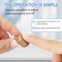 CIS Hearing Aids, Miniature Hearing Amplifiers for Adults with Noise Cancelling, Rechargeable Hearing Aids for Seniors with Crystal Clear Sound, and LED Power Display