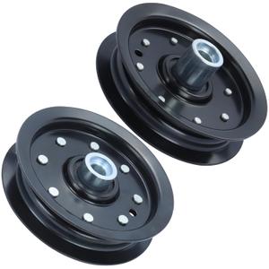 603986 Idler Pulley with 604219 Idler Pulley Replaces 605512 Hustler Deck Pulley 603986, 604219 for Hustler 52" Raptor 938597, 938605, 939165, 939223, Hustler 42" Raptor SD 938142 Decks