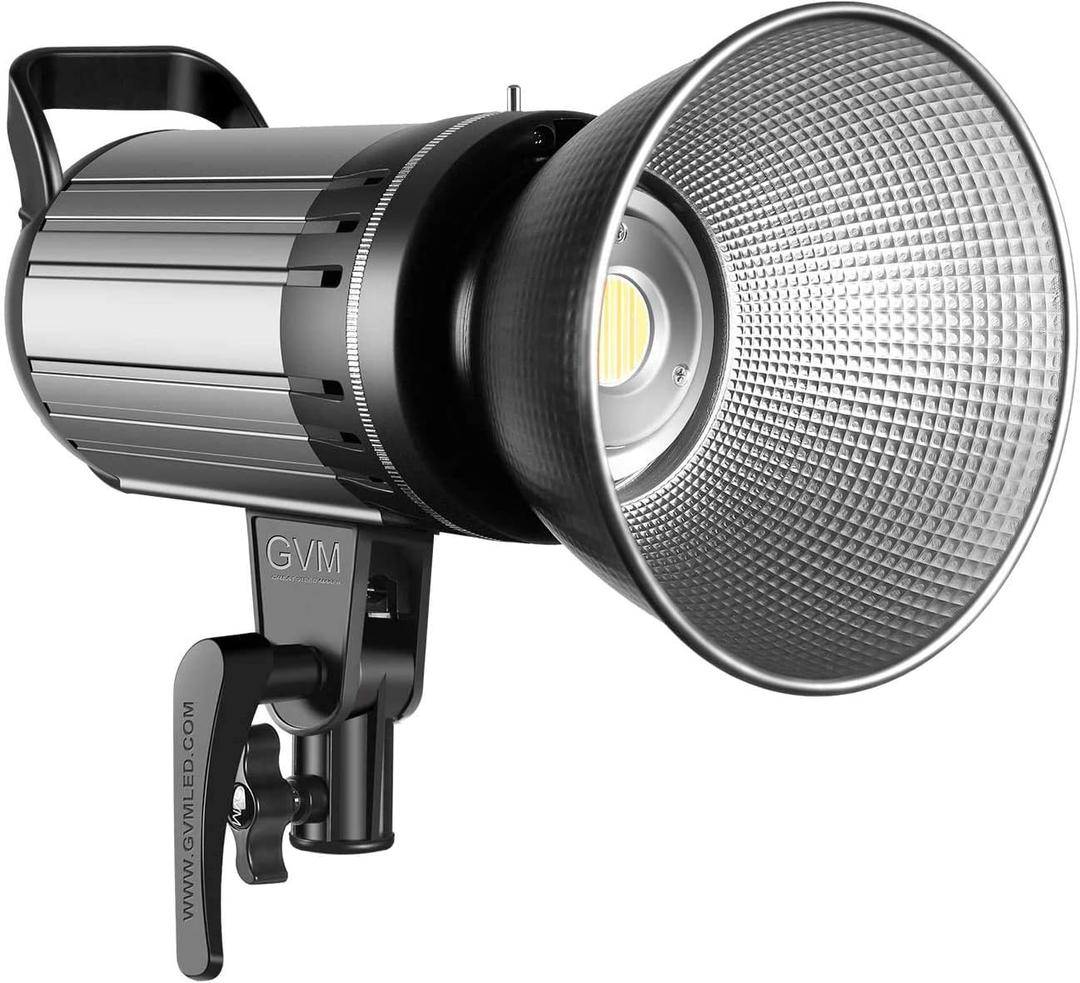 GVM Great Video Maker 100W Bi-Color LED Video Light with Bowens Mount, APP Control, Lantern Softbox, Dimmable 3200K-5600K, CRI 97+ GVM Great Video Maker 100W Bi-Color LED Video Light with Bowens Mount, APP Control, Lantern Softbox, Dimmable 3200K-5600K, CRI 97+