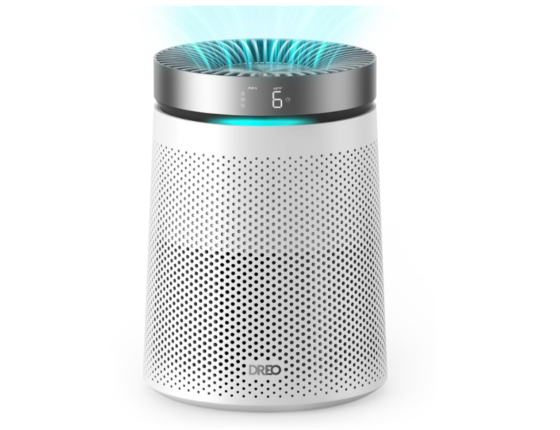 DREO Air Purifier for Home, CADR 173m³/h, 3-in-1 True HEPA Filter, Covers up to 70.42m² (750ft²), LED Air Quality (AQI) Display, RGB Ambient Light, Memory Function, Ultra-Quiet 25dB