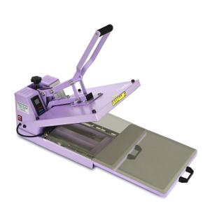 Heat Press 15x15 inch Industrial Quality Sublimation Heat Press, Slide Out Heat Transfer Machine for T-Shirt, Purple