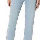 Amazon Essentials Women's High-Rise Straight Leg Jean (Blue)