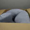 PILLANI Pregnancy Pillows for Sleeping 57-Inch Maternity Pillow for Pregnant Women with Removable Washable Cover Support for Back, Belly, Neck, Legs, and Hips V C U Shaped Full Body Pillow