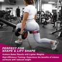 BFR Occlusion Bands for Women Glutes,Blood Flow Restriction Bands for Legs, Butt & Hip Building, Workouts, Best Fabric Resistance Bands for Squat Butt & Thigh