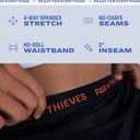 Pair of Thieves Men Every Day Kit Long Boxer Briefs | Underwear for Men | Soft, Tagless, Cotton Blend | Moisture Wicking (Black, M)