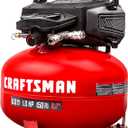 Craftsman Air Compressors 6 Gallon Portable Pancake Air Compressor,Oil Free Max 150 Psi 1.0HP 2.6 CFM@90PSI Electric Air Compressor Shop Air Compressor, CMXECXA02106410