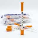 3 x 0.3mL(.3cc) 31G 5/16" (8mm) Syringes, Disposable, Individually Wrapped and Sterilized, Pack of 20. Smooth Plunger, Triple Sharpened, Lubricated