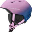 OutdoorMaster Kelvin II Ski Helmet - Snow Sport Helmet Snowboard Helmet for Men Women & Youth (Small, Gradient Purple Blue)