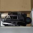 Beard Pencil Filler for Man Water Proof Beard Pen & Beard Brush Long Lasting Coverage Natural Finish - Black Hair Fiber Enhancements Barber Spray - Male Mustache Repair Shape Enhance Card Facial Hair