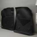 Husky Liners Weatherbeater Floor Mats | Fits 2018-2024 Ford Expedition, 2018-2024 Lincoln Navigator | Front Row, 2-pc Black - 13341