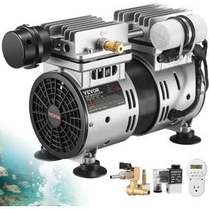 VEVOR Pond Aerator 550W Power 5.2CFM for Up to 3 Acre 50' Lake Aeration Kit