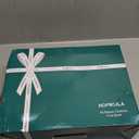 2 Tier Ceramic Fruit Bowl for Kitchen Counter, Tiered Fruit Basket for Countertop, Modern Multi Layer Fruit Display Stand for Party, Cute (Gold&White, Small)