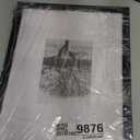 Egofine 11x14 Picture Frame Black - Photo Frame Made of Solid Wood Covered by Plexiglass for Table Top Display Pictures 5x7/8x10 with Mat or 11x14 Without Mat with Wall Mounting Hardware