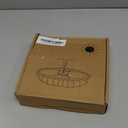 SZMP Solar Fountain 3.5W Bird Bath Fountains with Rosy Flower Upgraded 100% Glass Panel, Solar Powered Water Fountain with 7 Nozzles, Solar Fountain Pump for Pool, Pond, Garden, Outdoor (Black)