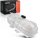 A-Premium Engine Coolant Overflow Recovery Reservoir Tank [with Cap] Compatible with Freightliner Century Class 2001-2007, Columbia 2001-2007, DIESEL, Truck - Front Side