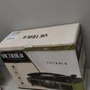 Victrola Journey Bluetooth Portable Suitcase Record Player  with Built-in Speakers, 3 Speed Vinyl Record Player, RCA Out, Headphone Jack (Green Olive)