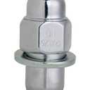 Set of 20 pcs Wheel Lug Nuts M12X1.25,13/16" Hex/Wrench, Total Length 1.68"(42.67mm), Chrome Flat Top Mag 0.75", 2-PC Standard Mag Shank Closed End Chrome Lug Nuts Set with Washer