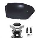 10" Wave Windshield Windscreen Wind Splitter Compatible for Harley Street Glide FLHX 2024-2025, CVO Street Glide FLHXSE 2023-2025, FLHXU 2025 (Black)