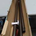 Bay Window Curtain Rods, HOTOZON 1 Inch Heavy Duty Curtain Rods for Bay Windows 36-72 Inch(Center Rod), 20-36 Inch Side Rods for Windows, Antique Bronze, Decorative Drapery Rods with End Cap Finials