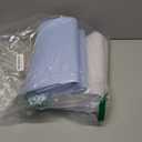 GREEN LIFESTYLE Washable Underpads - Large Bed Pads for use as Incontinence Bed Pads, Reusable Pet Pads, Great for Dogs, Cats, Bunny, Seniors Bed Pad (Pack of 2 - 48x48) (Blue/White)