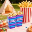 SAVITA 24pcs Video Game Popcorn Boxes, Funny Llama Party Popcorn Bags Battle Holder Bucket Cup Gamers Birthday Decorations for Wrapping Snacks Candy Cookies Party Favor Supplies