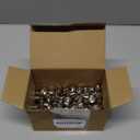 Sliner 100 Pack Silver Hanukkah Metal Candle Holders with Round Flat Base Use with Menorah Candelabra Cups Reusable Protectors for Party Lamp or Candle Making Decor