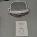 Makeup Mirror with Lights, 1X/10X Magnifying Vanity Mirror with Rechargeable 3 Color Lights, 360 Rotation 2-Sided Height Adjustable Brightness Cosmetic Lighted Magnified Mirror Tweezer