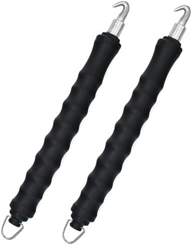 GEARLINTON Rebar Wire Twister, Tie Wire Twister Tool Hand Steel Tie Tool Pull Tie Wire Twister,Automatic Concrete Metal Wire for Fence Twisting (Black, 2 Pack)