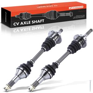 A-Premium Pair (2) Front CV Axle Shaft Assembly Compatible with Bombardier Outlander (Max) 400/650/800 & Can-Am Outlander (Max) 400/500/650/800/800R, Driver and Passenger Side