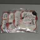4 x Red 2026 Graduation Candy Bar Signs Graduation Table Candy Buffet Labels for 2026 Graduation Dessert Food Label Table Party Decorations Red