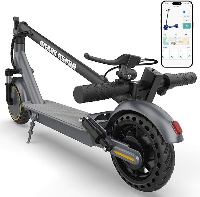 VOLPAM Electric Scooter Adult, 8.5''/10'' Solid Tire, 21-28Miles