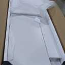 Jocoevol White 5 Drawer Dresser for Bedroom, 15" D x 23.7" W x 40.4" H in Simply Modern Chest of Drawers, Wood Storage Dresser with Deep Drawers for Living Room Hallway Entryway, White