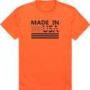 Rapiddominance America Basic Tees (Orange, L)