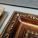 Picrit 18x24 Antique Gold Bronze Poster Frame, 2.75 Inch Wide Ornate Border Victorian Style - Wall Mountable Photo Frame for Gallery Art & Home Decor, 1 Pack