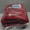 ELFJOY 4 Pack Chair Cushions for Dining Chairs Chair Pads Cushion for Kitchen Office Tufted Square Seat Cushion with Ties (16" Burgundy Velvet)
