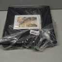 RECUTMS Scrapbook Photo Album 11x11 Black Button Grain Leather Cover DIY 4x6 5x7 8x10 Photos of Any Size