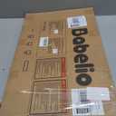 Babelio 16" Baby Gate Extension for Foldable Extra Wide Gates, 30" Tall Metal Dog Fence Extension, White